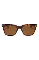 DIFF Billie XL 54mm Polarized Square Sunglasses in Rich Tort /Brown at Nordstrom