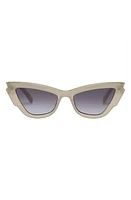 Le Specs Lost Days Cat Eye Sunglasses in Pistachio at Nordstrom