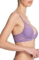 Natori Feathers Plunge T-Shirt Bra in Purple Mist at Nordstrom