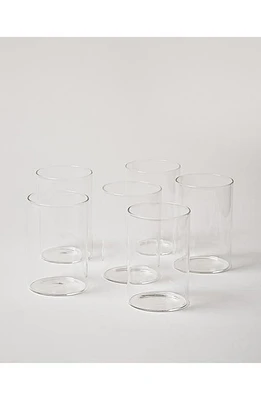 Farmhouse Pottery Silo Set of 6 Juice Glasses in Clear at Nordstrom