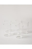 Farmhouse Pottery Silo Set of 6 Juice Glasses in Clear at Nordstrom