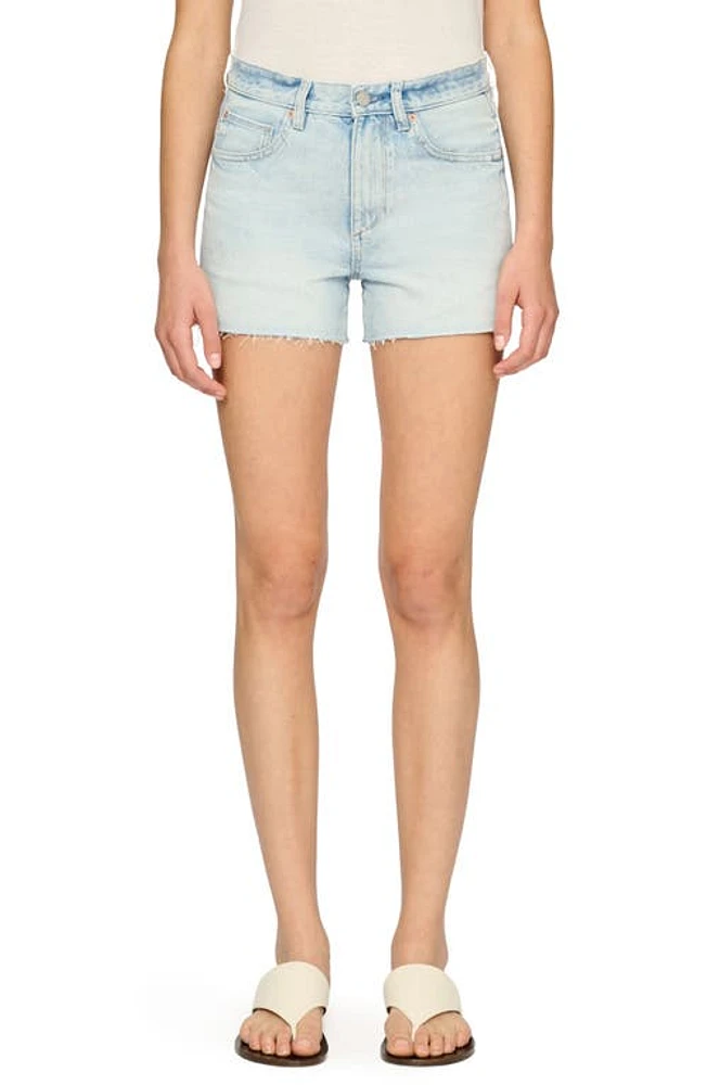 DL1961 Zoie High Waist Cutoff Denim Shorts Positano (Vintage) at Nordstrom,