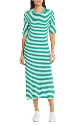 Masai Copenhagen Norits Stripe T-Shirt Dress Greenlake at Nordstrom,