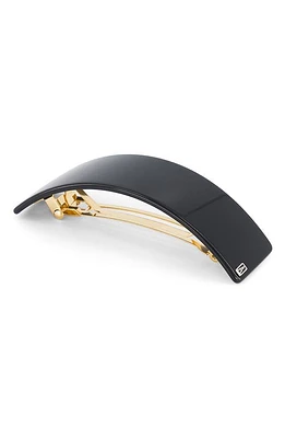 Alexandre de Paris Wide Barrette in Black at Nordstrom