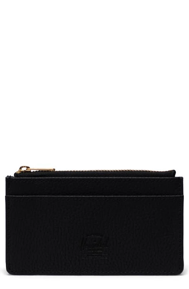 Herschel Supply Co. Oscar II Vegan Leather RFID Wallet in Black at Nordstrom