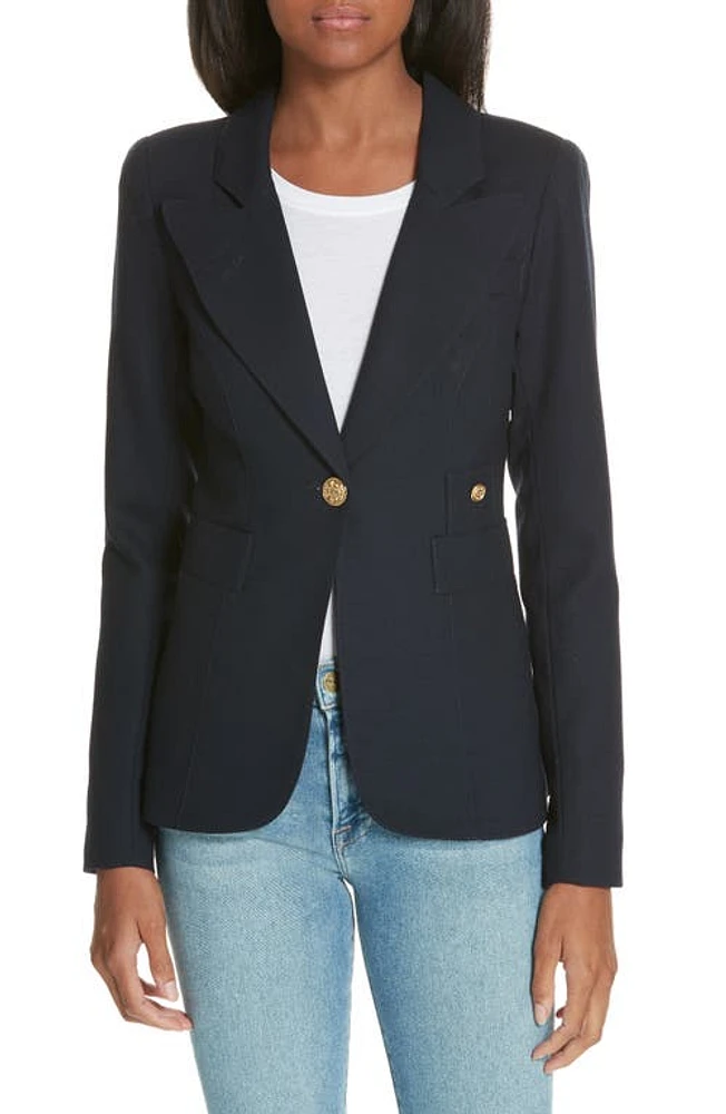 Smythe Classic Duchess Blazer Navy at Nordstrom,