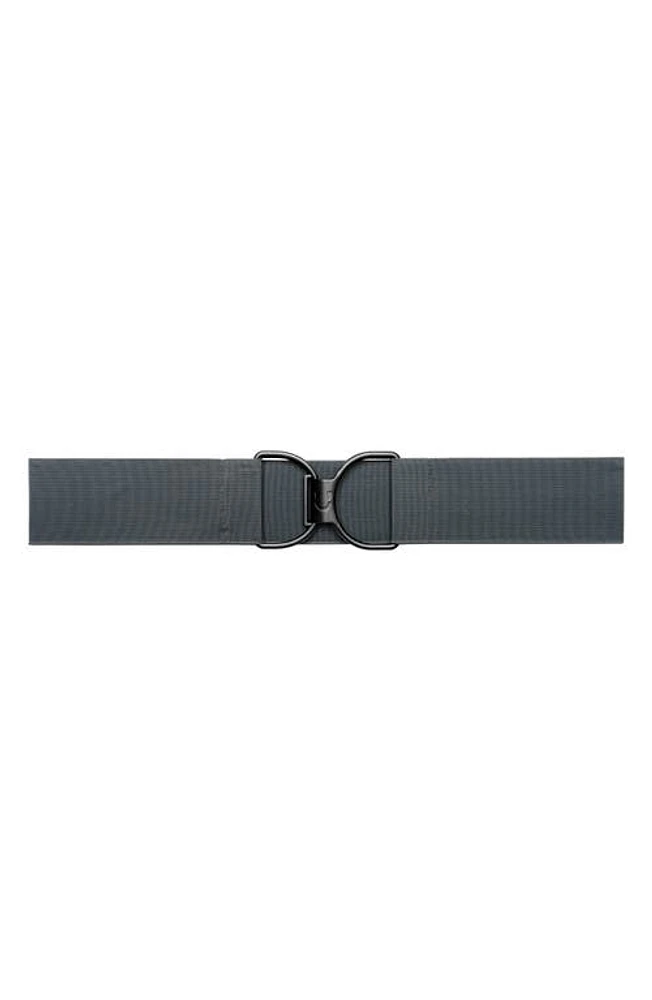 RUESPARI Charcoal & Matte Black Clasp Stretch Belt at Nordstrom,