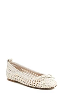 Kelsi Dagger Brooklyn Frankie Crochet Ballet Flat Shell at Nordstrom,