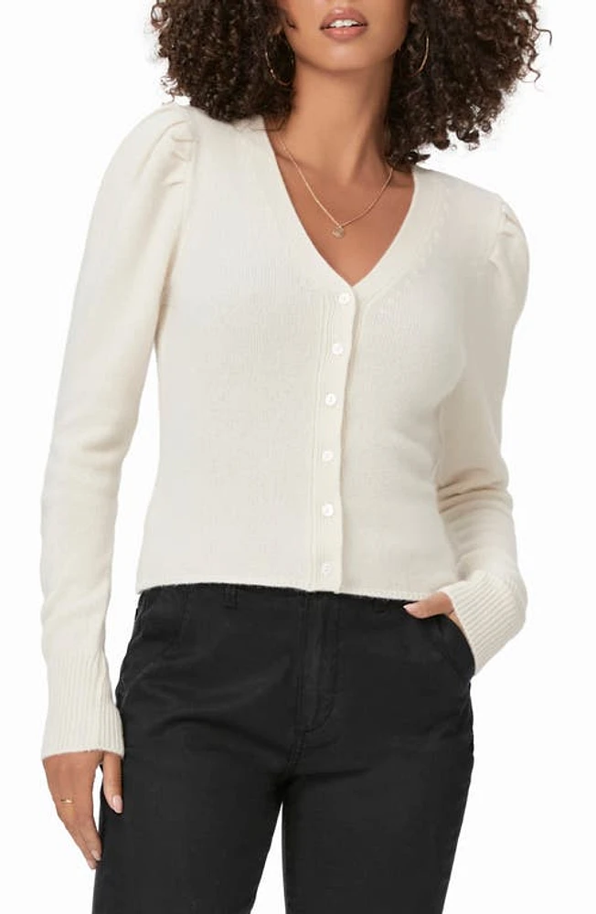 PAIGE Chantilly Cashmere Cardigan in Ivory at Nordstrom, Size Medium