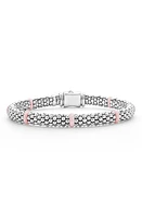 LAGOS Pink Caviar Ceramic Station Bracelet at Nordstrom