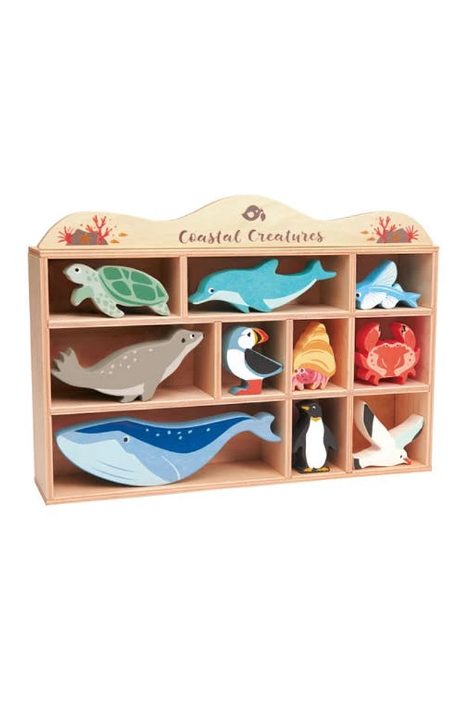 Tender Leaf Toys Coastal Creatures Wooden Playset in Multi at Nordstrom