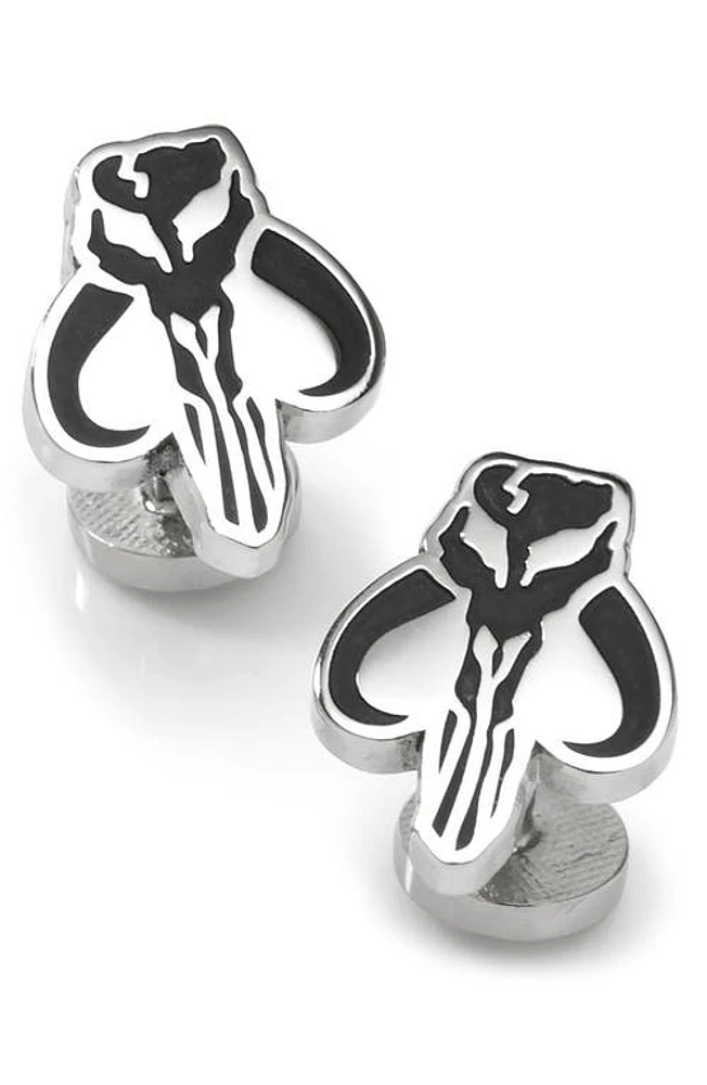 Cufflinks, Inc. Star Wars - Mandalorian Cuff Links in Silver at Nordstrom