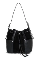 Aimee Kestenberg About Town Leather & Suede Bucket Bag in Black at Nordstrom