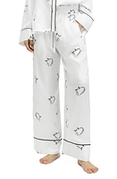 AllSaints Sofi Escalera Tie Waist Pants Ecru White at Nordstrom,