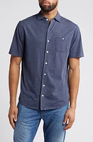 johnnie-O Crouch Short Sleeve Knit Button-Up Shirt at Nordstrom,