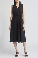 Tahari ASL Sleeveless Midi Shirtdress at Nordstrom,