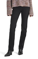 rag & bone Harlow Relaxed Straight Leg Jeans Worn Black at Nordstrom,