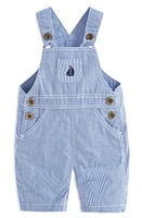 JOJO MAMAN BEBE Boat Stripe Overalls Blue at Nordstrom,