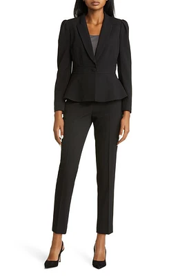 Tahari ASL Peplum Blazer & Tapered Pants Set at Nordstrom,