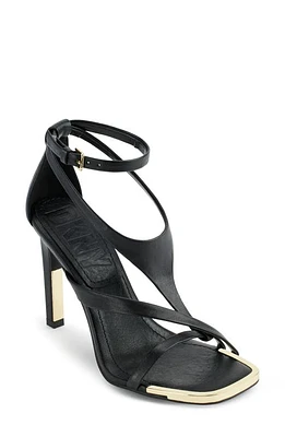 DKNY Audrey Ankle Strap Sandal Black at Nordstrom,