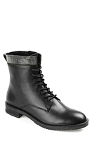 Journee Signature Natara Lace-Up Bootie at Nordstrom,