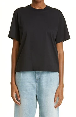 Loulou Studio Telanto Supima Cotton T-Shirt Black at Nordstrom,