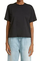 Loulou Studio Telanto Supima Cotton T-Shirt Black at Nordstrom,