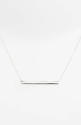 Argento Vivo Sterling Silver Argento Vivo Bar Pendant Necklace at Nordstrom