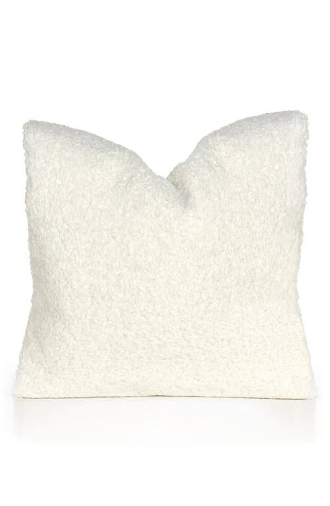 Oilo High Pile Fleece Accent Pillow in Ivory at Nordstrom