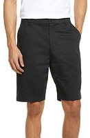 Nike Golf Nike Dri-FIT UV Flat Front Chino Golf Shorts in Black at Nordstrom, Size 32