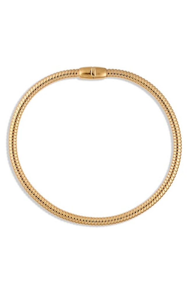 IVI Los Angeles Slim Gaia Necklace in Yellow Gold at Nordstrom, Size 16