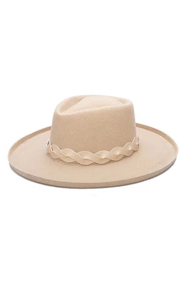 San Diego Hat Mountain Top Wool Fedora in Beige at Nordstrom