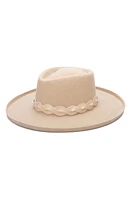 San Diego Hat Mountain Top Wool Fedora in Beige at Nordstrom