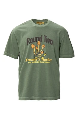 Round Two Farmer's Market Graphic T-Shirt Moss at Nordstrom,