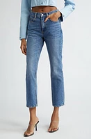 Alexander Wang High Waist Stovepipe Jeans Vintage Medium Indigo at Nordstrom,