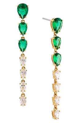 Nadri Social Lights Linear Drop Earrings in Gold at Nordstrom