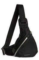 Givenchy Small G-Zip Triangle Sling Backpack in Black at Nordstrom