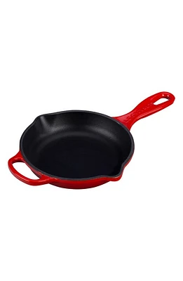 Le Creuset Signature Handle 6.3-Inch Enamel Cast Iron Skillet in Cerise at Nordstrom