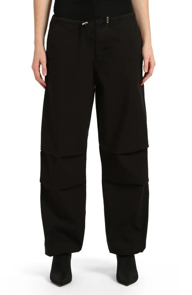 Mavi Jeans Hill Toggle Waist Wide Leg Cargo Pants Dark Smoke Move at Nordstrom, X