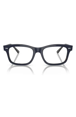 Ray-Ban Unisex 54mm Optical Glasses in Dark Blue at Nordstrom