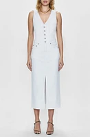 Pistola Alex Sleeveless Denim Midi Dress Le Blanc at Nordstrom,