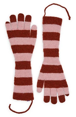 Paloma Wool Patum Stripe Gloves in Pink at Nordstrom