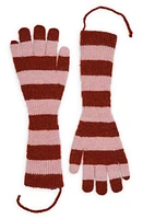 Paloma Wool Patum Stripe Gloves in Pink at Nordstrom