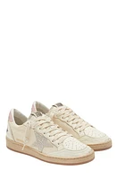 Golden Goose Ball Star Low Top Sneaker Canvas/Crystal/Pink at Nordstrom,