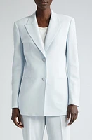 Lafayette 148 New York Women's Finesse Crêpe de Chine Blazer Seawater at