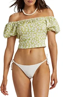 Billabong Flirt On Off the Shoulder Crop Top at Nordstrom,