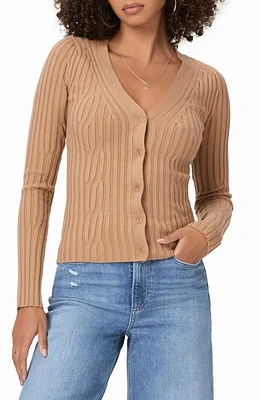 PAIGE Shirin Cardigan in Dark Camel at Nordstrom, Size Medium