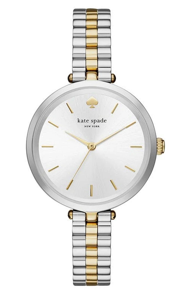 Kate Spade New York holland bracelet watch, 34mm in Two Tone at Nordstrom