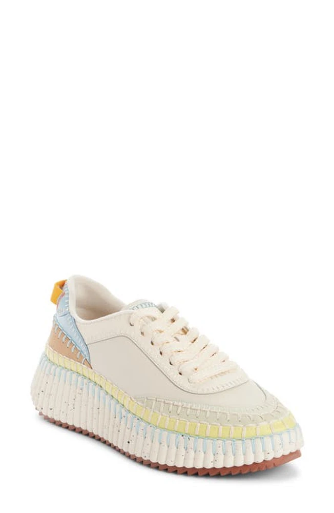 Chloé Nama Platform Sneaker Cloudy Sky at Nordstrom,