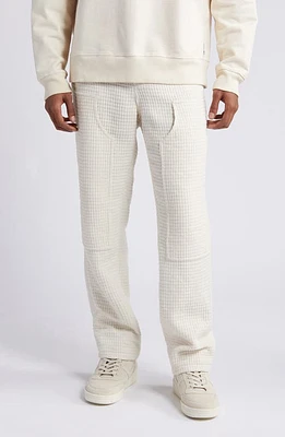 KROST Atlantic Waffle Knit Carpenter Pants Seedpearl at Nordstrom,